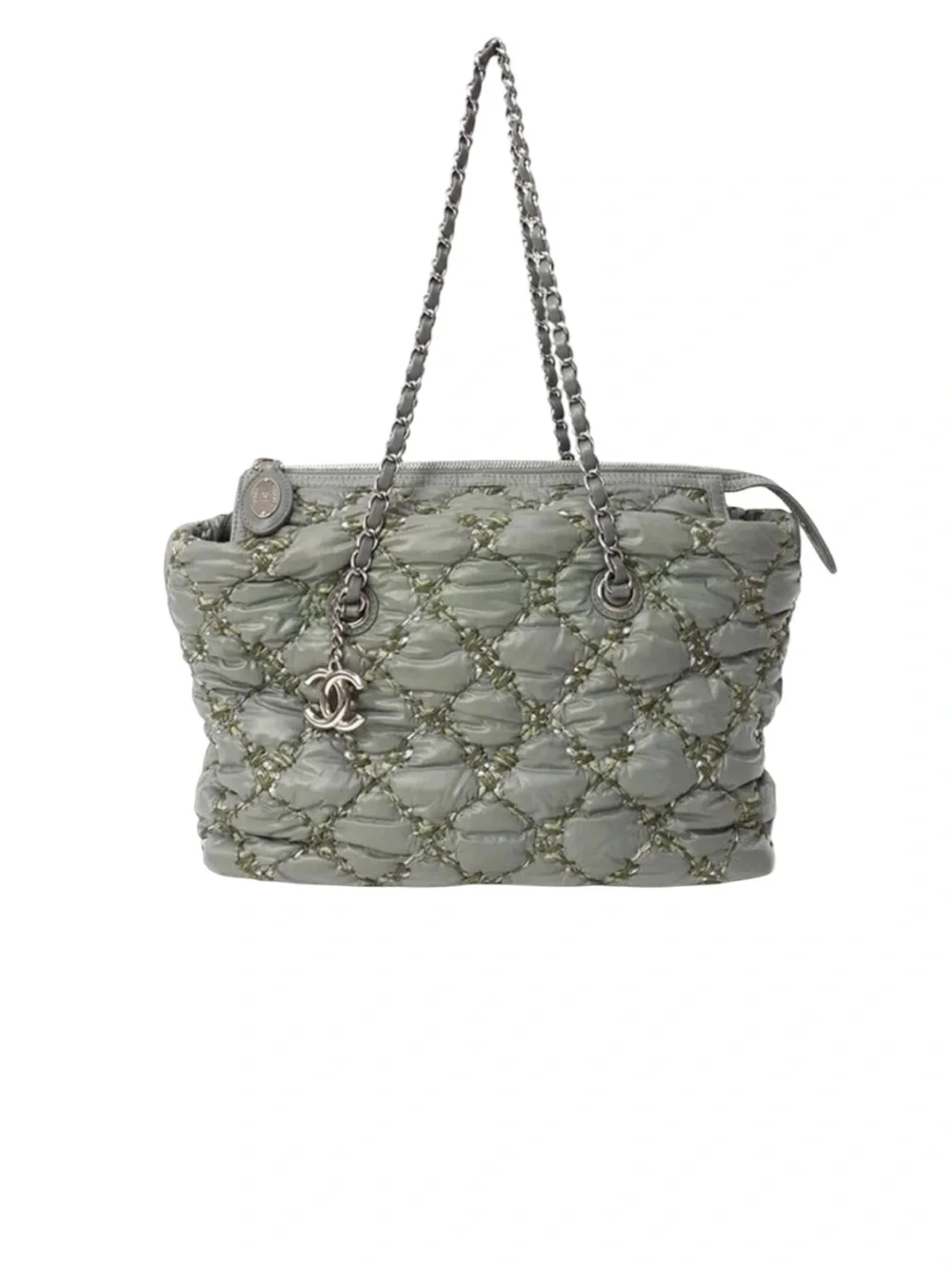 Chanel Paris-Byzance Tweed On Stitch Shoulder Bag